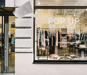 Außenfassade Pop Up Shop