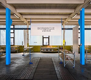 Biofabrique Halle am Nordwestbahnhof - Innenansicht