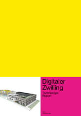 Ansicht des Titelblatts des Technologiereport Digitaler Zwilling in deutscher Sprache