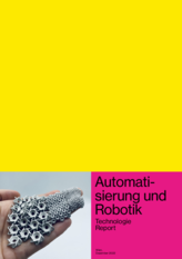 Ansicht des Titelblatts des Technologiereports Automatisierung und Robotik in deutscher Sprache