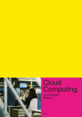 Ansicht des Titelblatts des Technologiereport Cloud Computing in deutscher Sprache